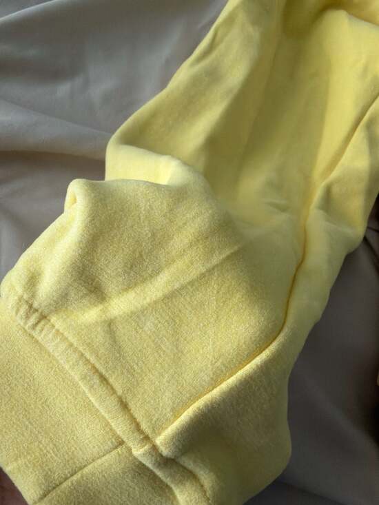 Rae Dunn Yellow Sunny Vibes Sweatshirt and Shorts Lounge Set - Picture 4 of 11